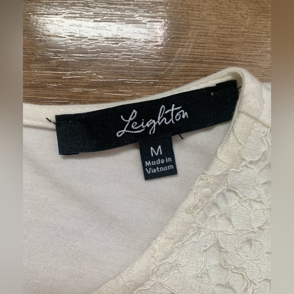 Leighton Lace-overlay Eyelash-fringe Blouse - Picture 7 of 14